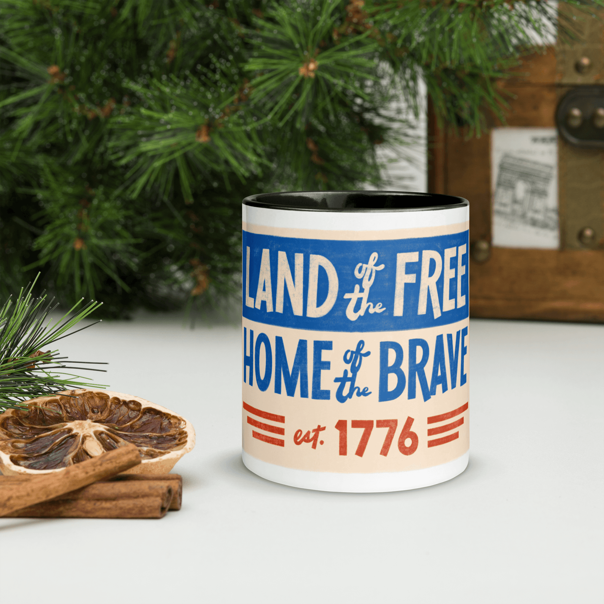 Mug with Color Inside, 4th of July Mug || Outdoor Luxus OutDoor Luxus