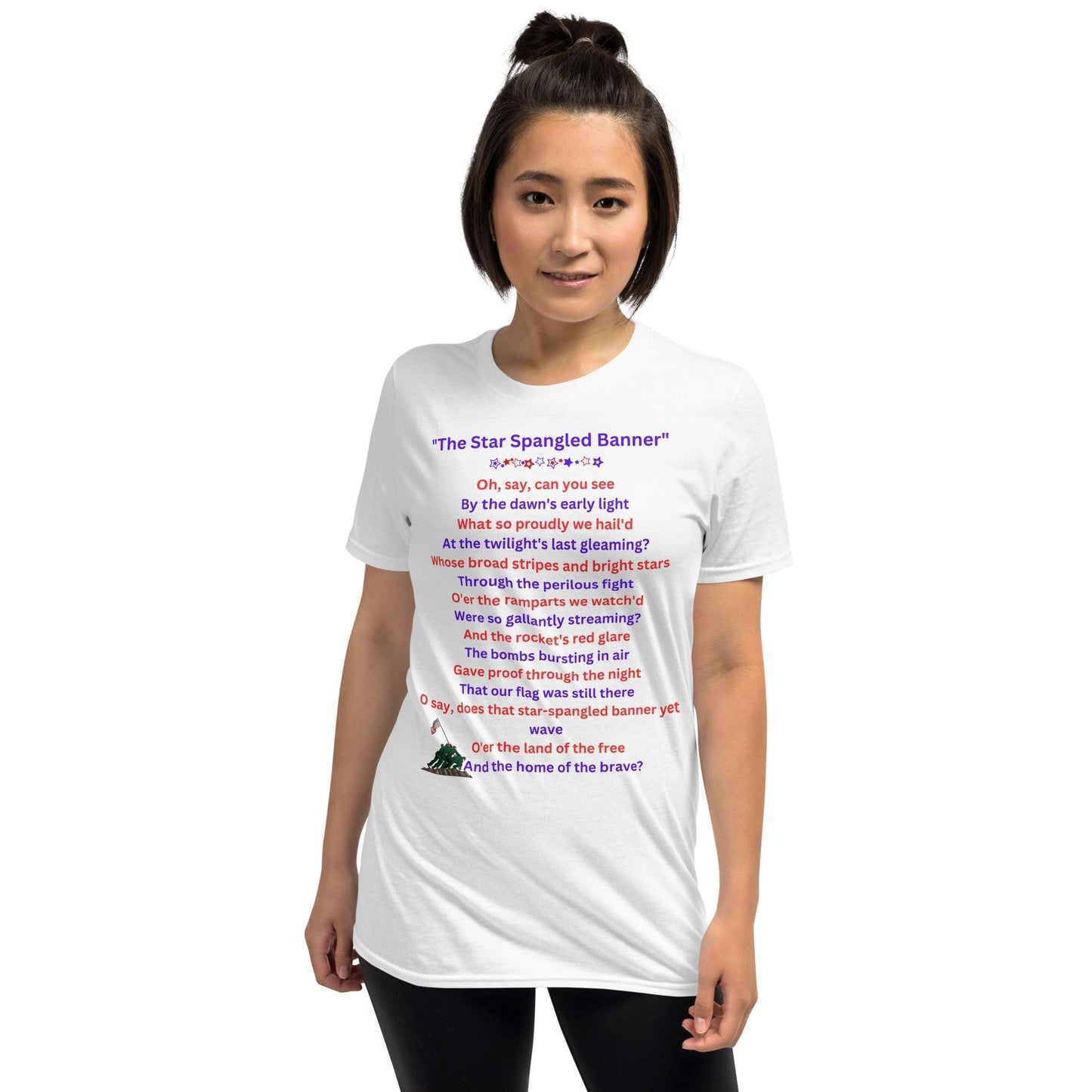 Unisex Short-Sleeve T-Shirt, 4th of July, The Star Spangled Banner || Outdoor Luxus OutDoor Luxus