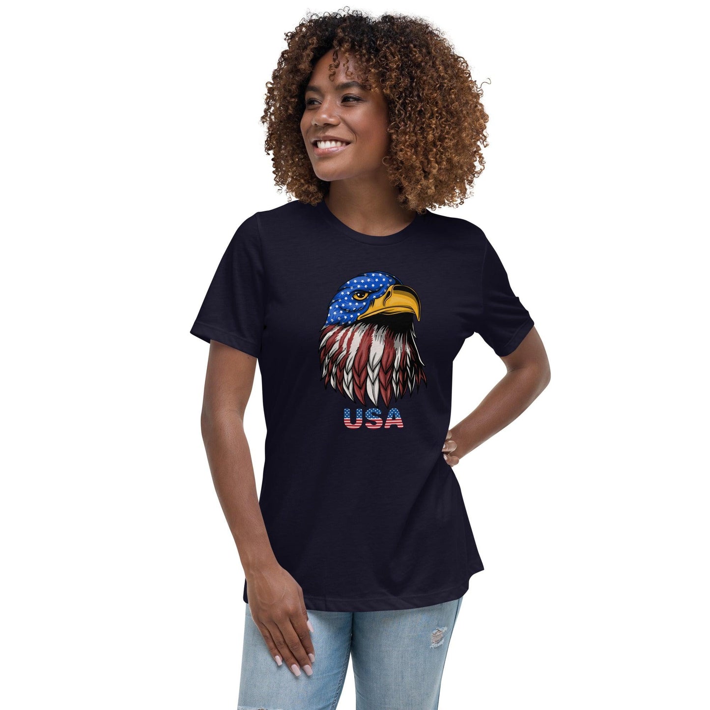 Women's Relaxed T-Shirt, 4th of July || Outdoor Luxus OutDoor Luxus
