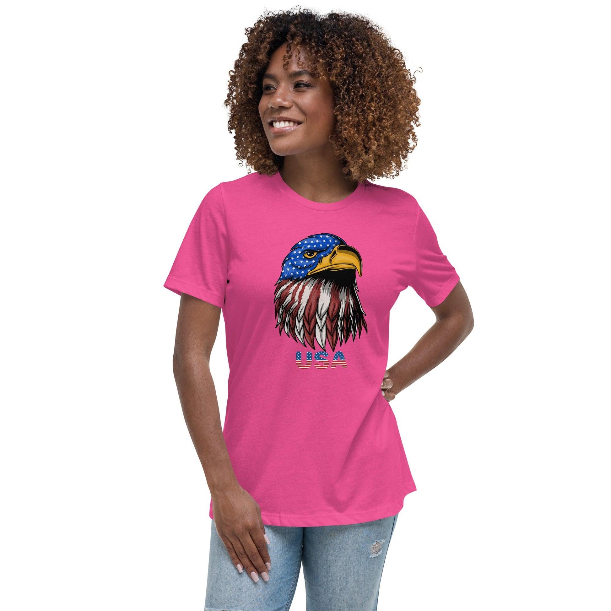 Women's Relaxed T-Shirt, 4th of July || Outdoor Luxus OutDoor Luxus