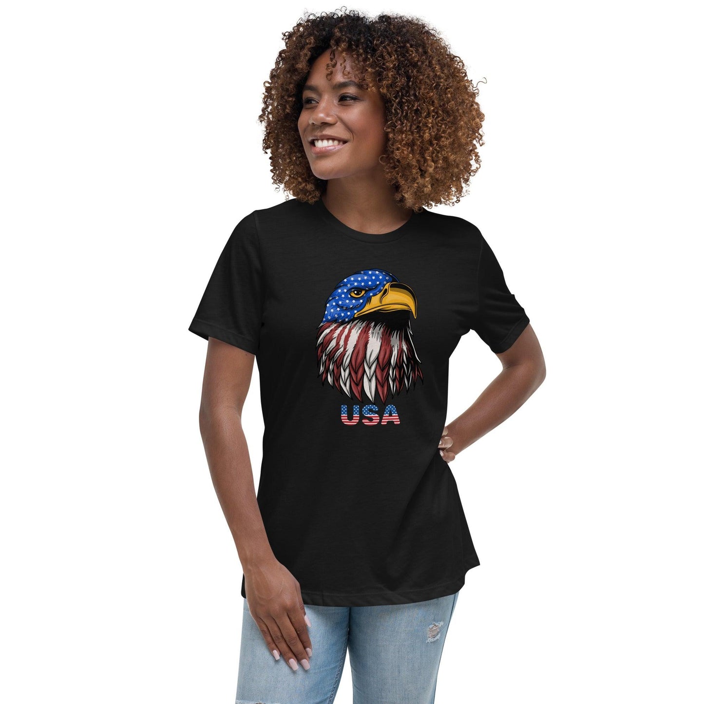 Women's Relaxed T-Shirt, 4th of July || Outdoor Luxus OutDoor Luxus