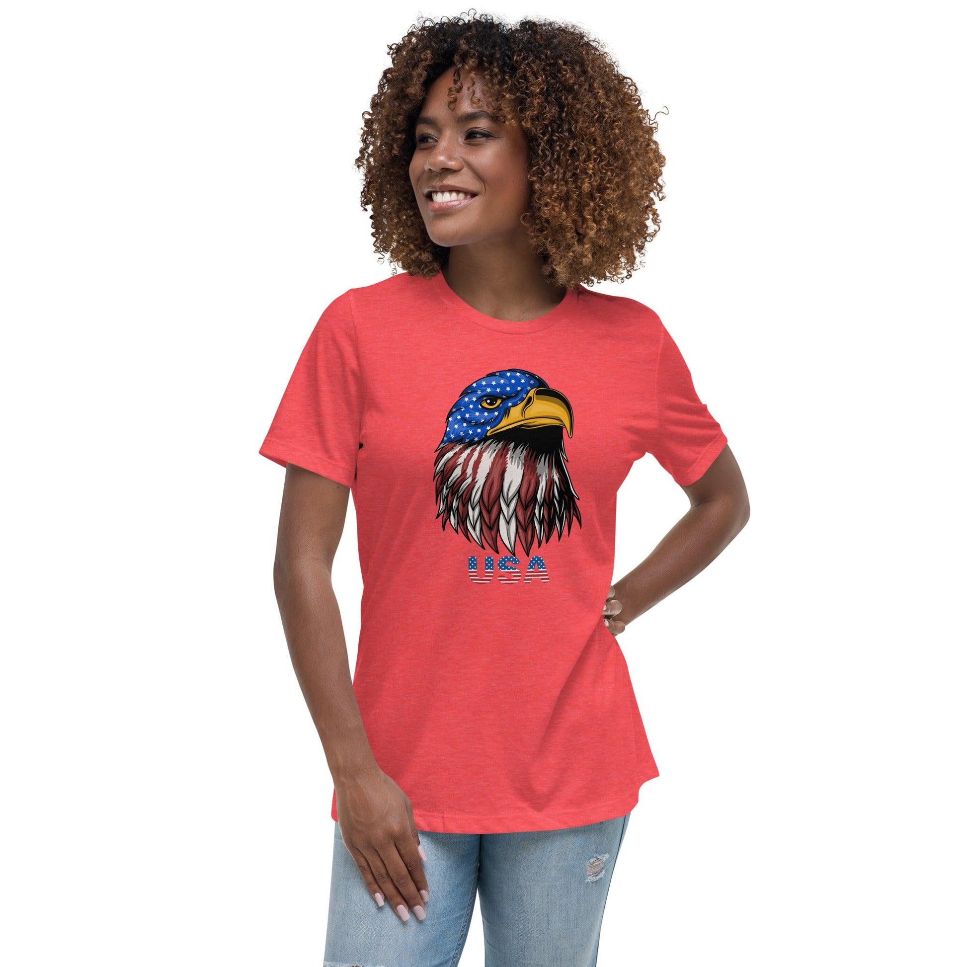 Women's Relaxed T-Shirt, 4th of July || Outdoor Luxus OutDoor Luxus